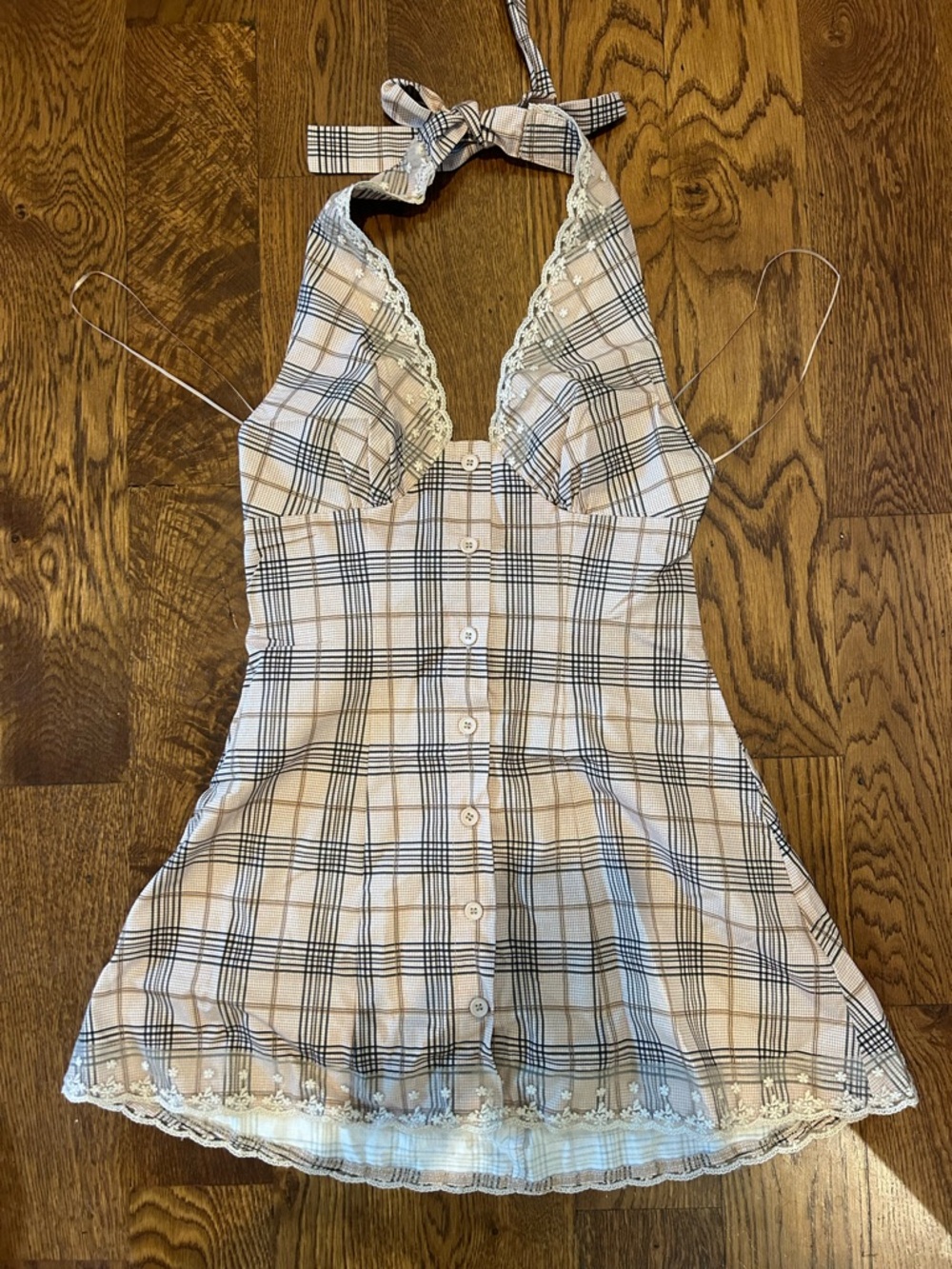 Princess Polly plaid mini dress - Picture 2 of 3